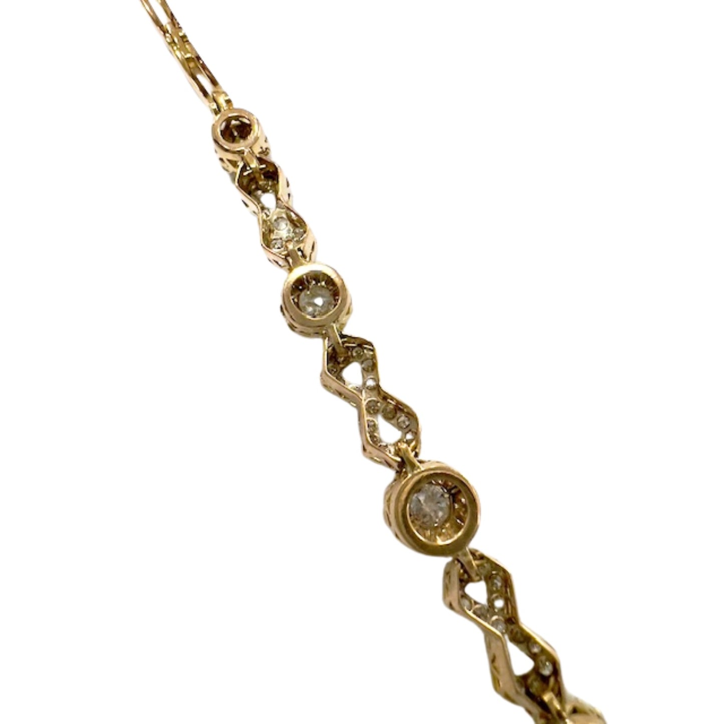 PULSERA DISEÑO ART DECO EPOCA 1930-35 CON DIAMANTES