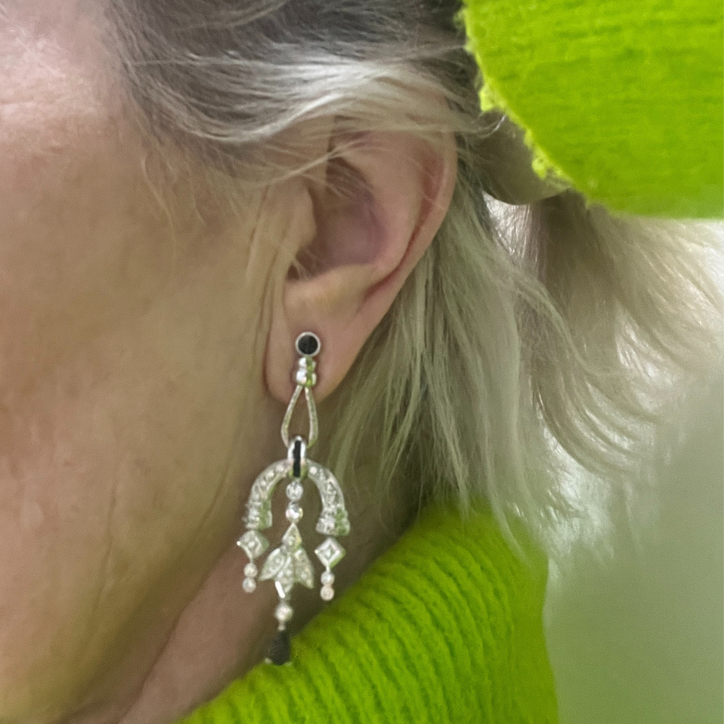 PENDIENTES ESTILO ART DECO