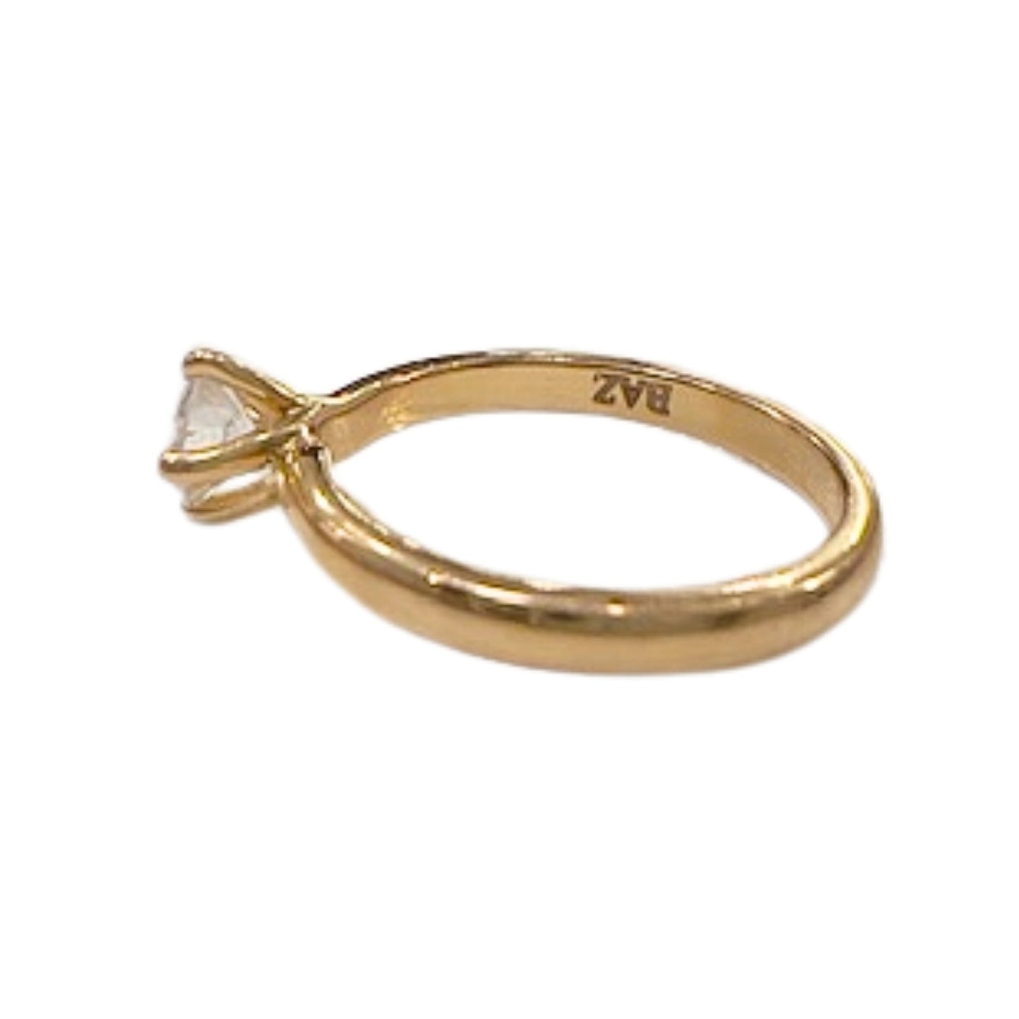 SORTIJA ORO CON DIAMANTE tipo solitario