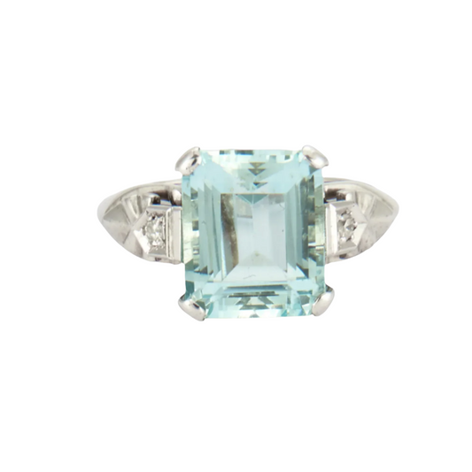 SORTIJA DISEÑO ART DECO EPOCA 1920-30