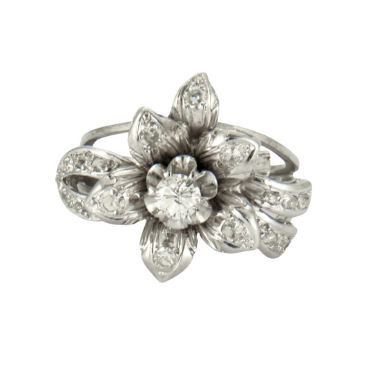 SORTIJA ESTILO RETRO ÉPOCA 1940-45