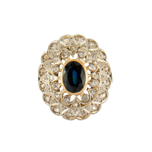 SORTIJA ART DECO EPOCA 1930-35