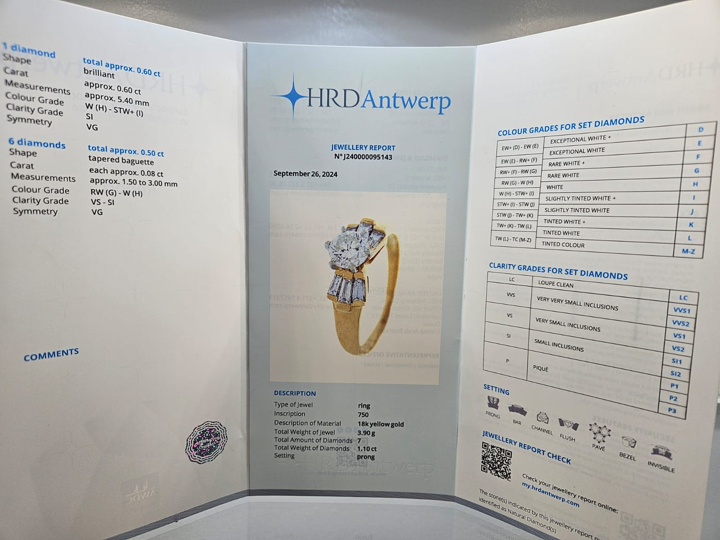 SORTIJA DISEÑO CONTEMPORANEO SIGLO XX  de ORO 18 kts con DIAMANTES - con certificado de autenticidad