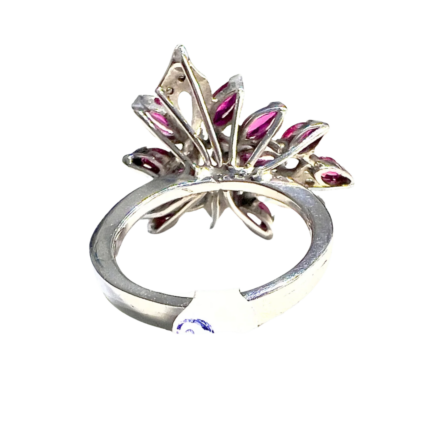 SORTIJA ROSETA DISEÑO CONTEMPORÁNEO ÉPOCA ENTRE 1940-1950